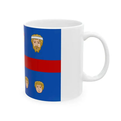 Banner of the Federation of the Sette Comuni (Italy) White Coffee Mug - Go Mug Yourself