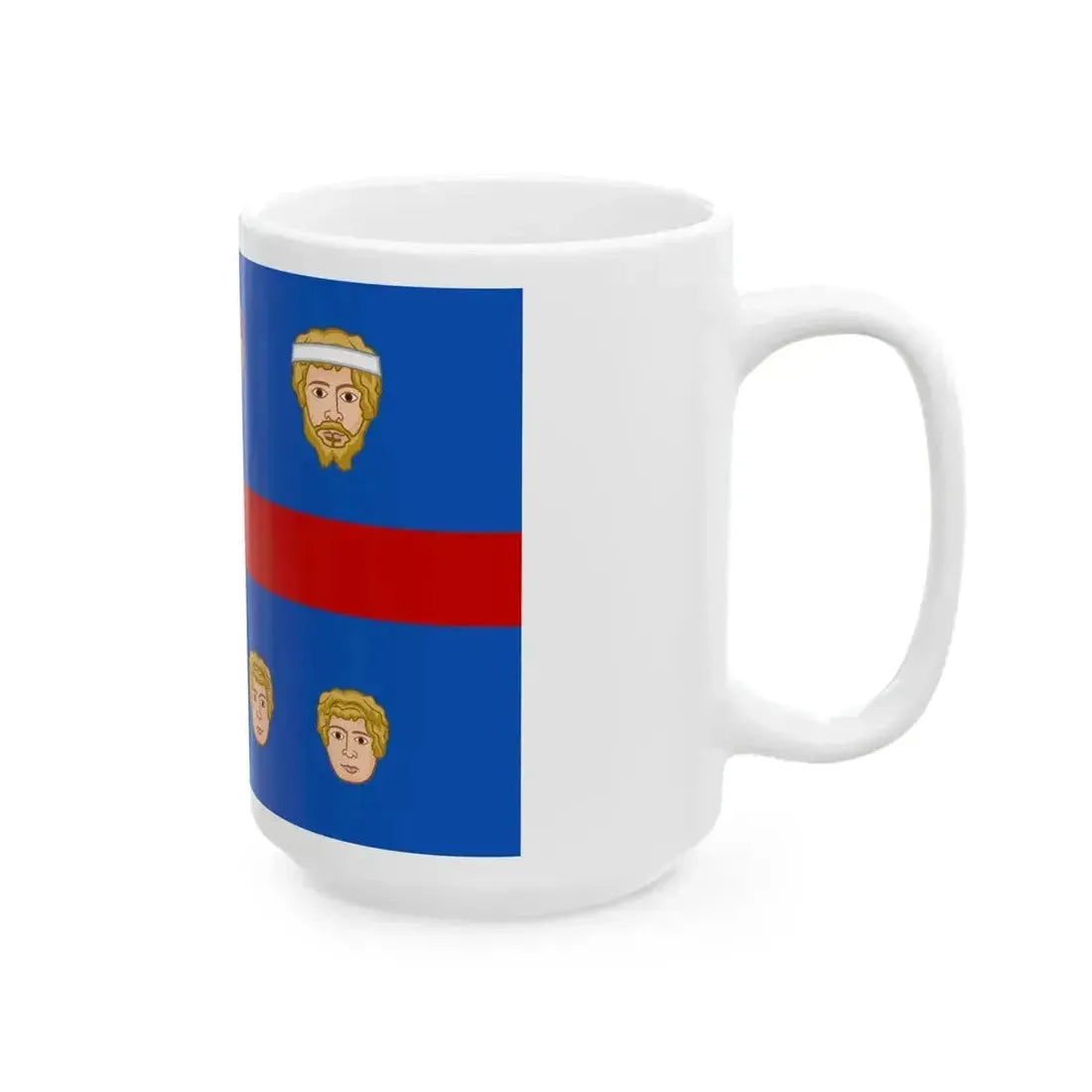 Banner of the Federation of the Sette Comuni (Italy) White Coffee Mug - Go Mug Yourself