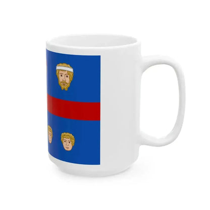 Banner of the Federation of the Sette Comuni (Italy) White Coffee Mug - Go Mug Yourself