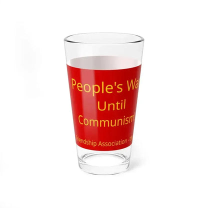 Banner of the Friendship Association-the New Peru (Peru) Pint Glass 16oz - Go Mug Yourself
