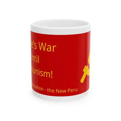 Banner of the Friendship Association-the New Peru (Peru) White Coffee Mug 11oz - Go Mug Yourself