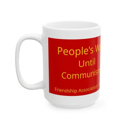 Banner of the Friendship Association-the New Peru (Peru) White Coffee Mug - Go Mug Yourself