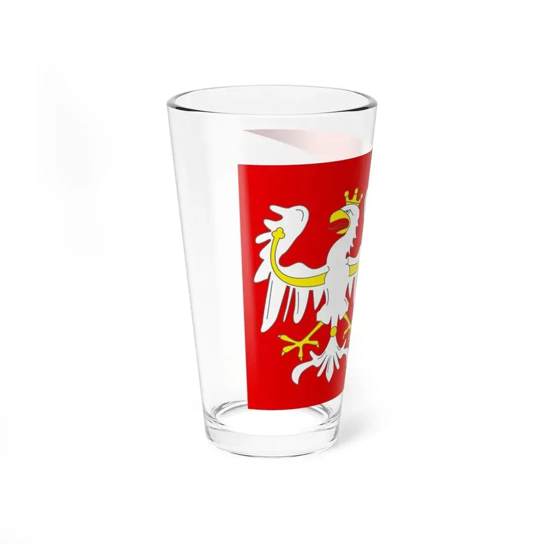 Banner of the Kingdom of Poland (Poland) Pint Glass 16oz - Go Mug Yourself