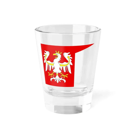 Banner of the Kingdom of Poland (Poland) Shot Glass 1.5oz 1.5oz - Go Mug Yourself