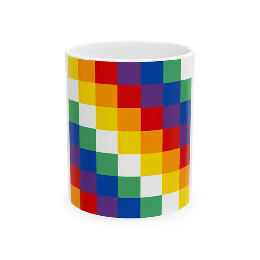 Banner of the Kunti Suyu 1979 (Peru) White Coffee Mug 11oz - Go Mug Yourself