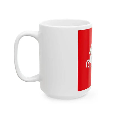 Banner of the Lithuanian Provisional Governing Commission (Lithuania) White Coffee Mug - Go Mug Yourself