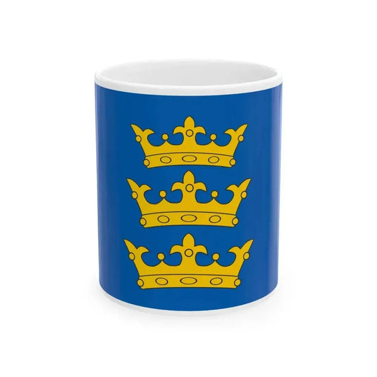 Banner of the Lordship of Ireland (Ireland) White Coffee Mug 11oz - Go Mug Yourself