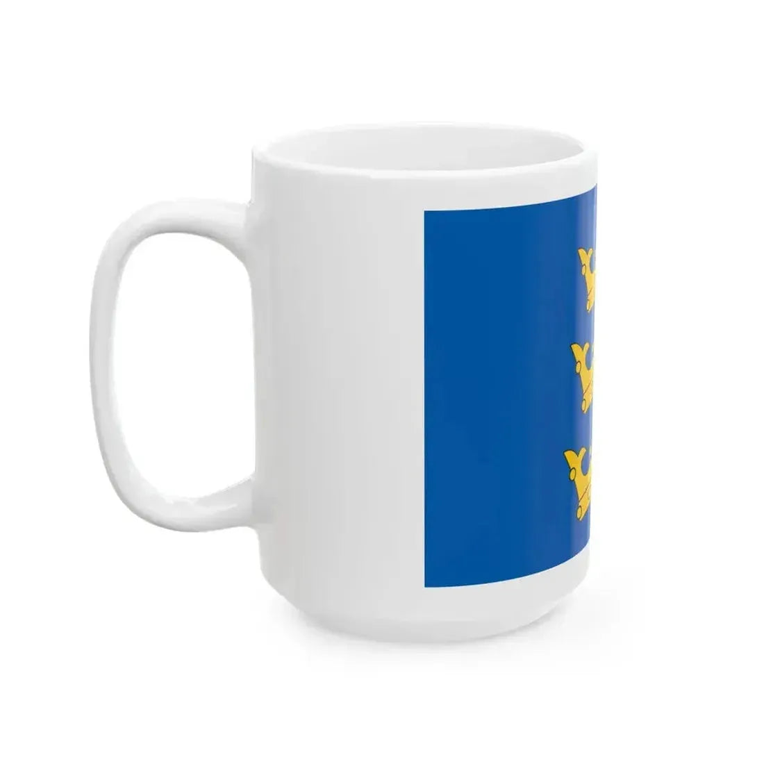 Banner of the Lordship of Ireland (Ireland) White Coffee Mug - Go Mug Yourself