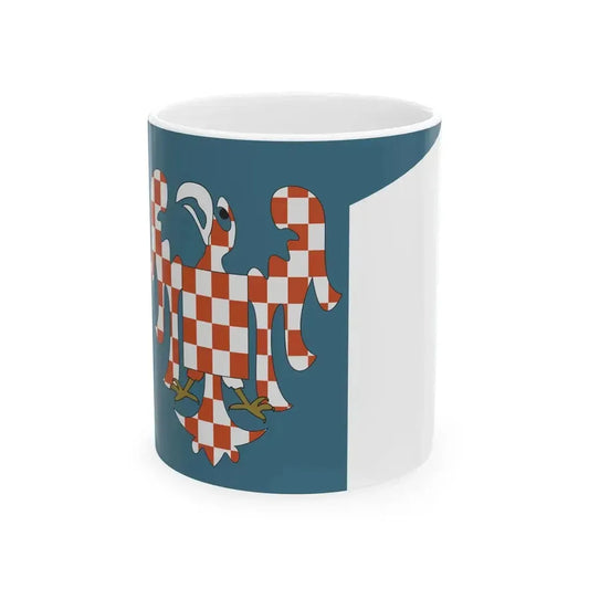 Banner of the Margraviate of Moravia (Czech Republic) White Coffee Mug 11oz - Go Mug Yourself