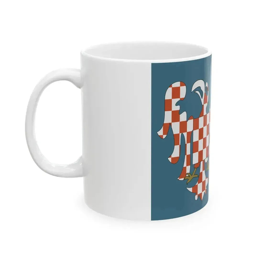 Banner of the Margraviate of Moravia (Czech Republic) White Coffee Mug - Go Mug Yourself