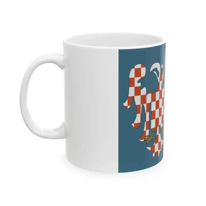 Banner of the Margraviate of Moravia (Czech Republic) White Coffee Mug - Go Mug Yourself