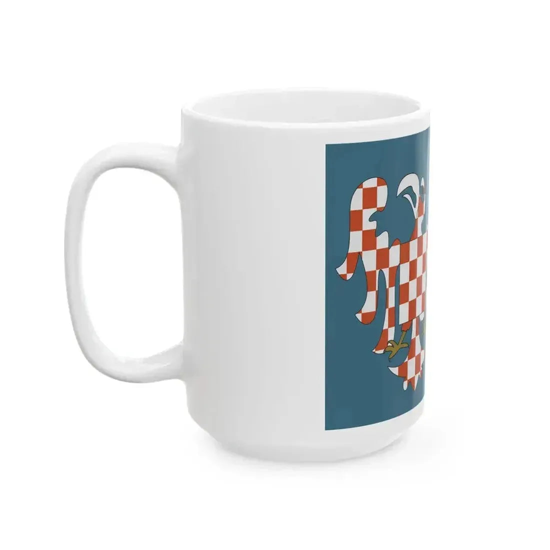 Banner of the Margraviate of Moravia (Czech Republic) White Coffee Mug - Go Mug Yourself