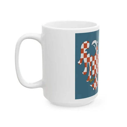 Banner of the Margraviate of Moravia (Czech Republic) White Coffee Mug - Go Mug Yourself