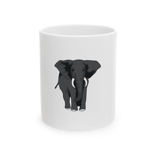 Banner of the Mbunda Kingdom (Angola) White Coffee Mug-11oz-Go Mug Yourself