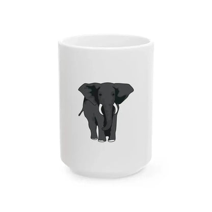 Banner of the Mbunda Kingdom (Angola) White Coffee Mug 15oz - Go Mug Yourself