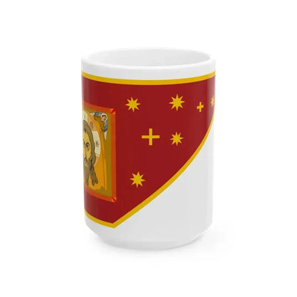 Banner of the Most Merciful Savior 1552 (Russia) White Coffee Mug 15oz - Go Mug Yourself