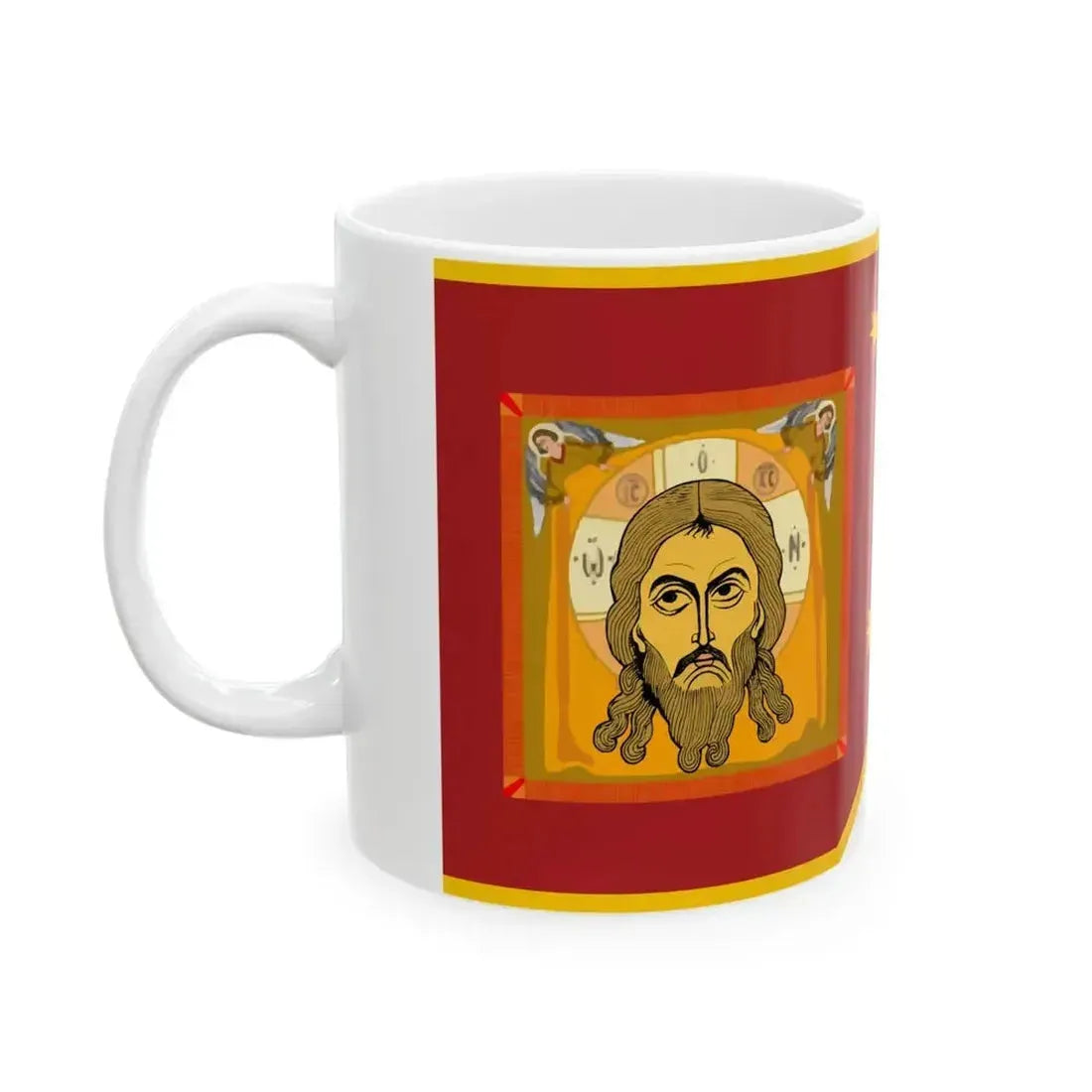 Banner of the Most Merciful Savior 1552 (Russia) White Coffee Mug - Go Mug Yourself
