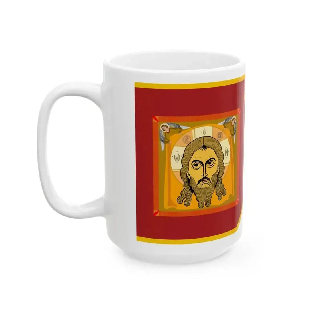 Banner of the Most Merciful Savior 1552 (Russia) White Coffee Mug - Go Mug Yourself