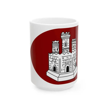 Banner of the Novgorod Republic c. 1385 (Russia) White Coffee Mug 15oz - Go Mug Yourself