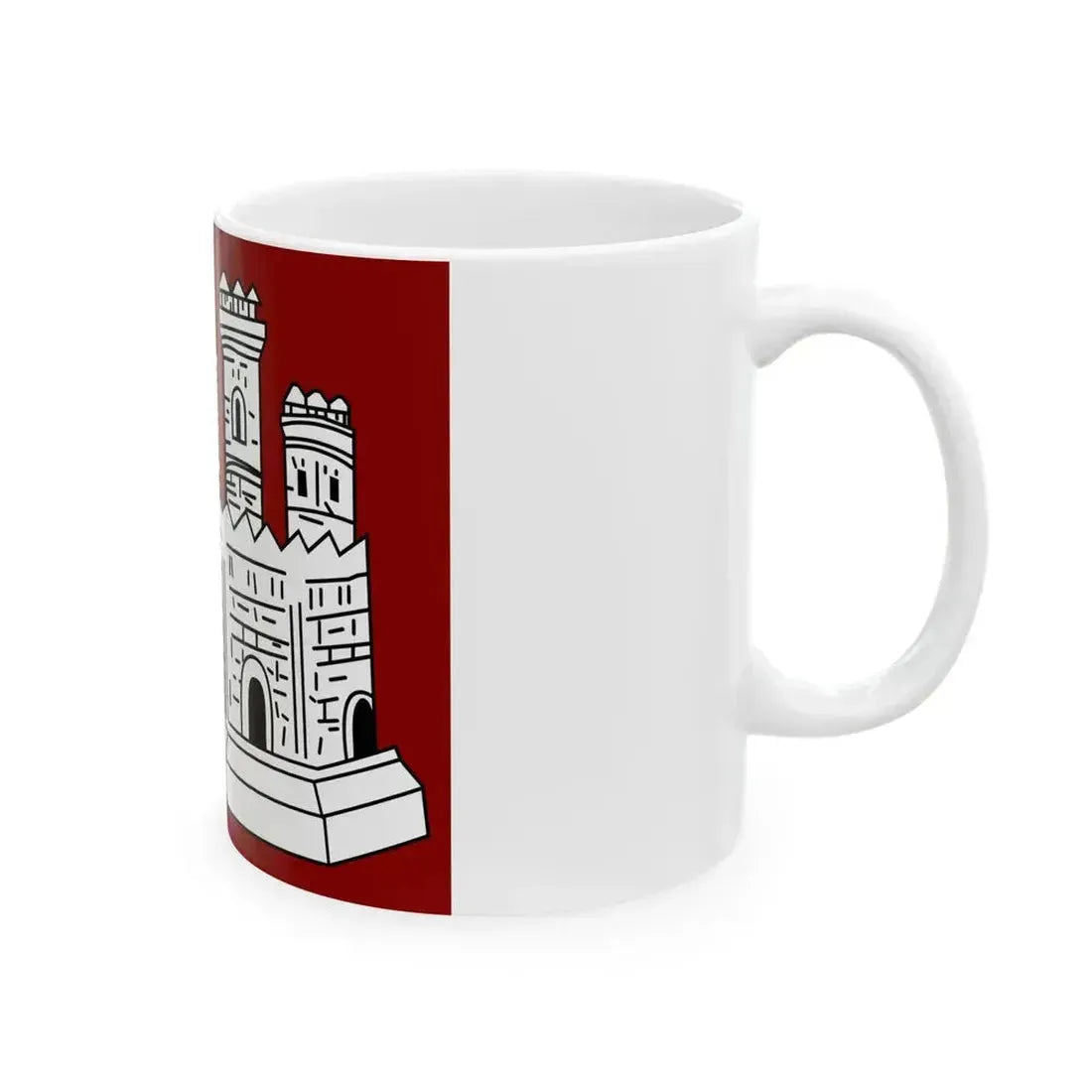 Banner of the Novgorod Republic c. 1385 (Russia) White Coffee Mug - Go Mug Yourself
