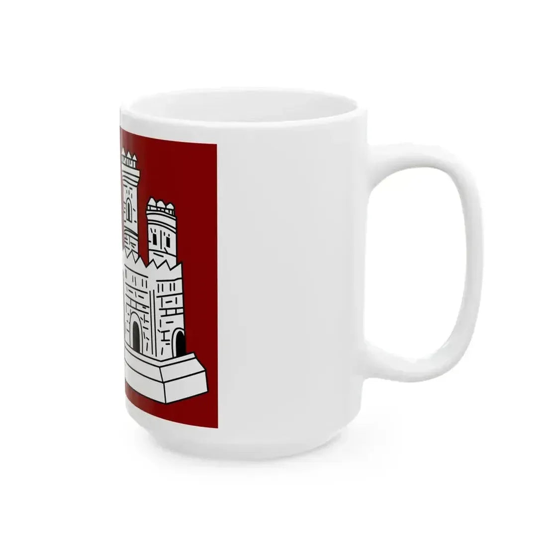 Banner of the Novgorod Republic c. 1385 (Russia) White Coffee Mug - Go Mug Yourself
