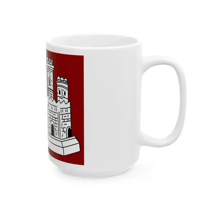 Banner of the Novgorod Republic c. 1385 (Russia) White Coffee Mug - Go Mug Yourself