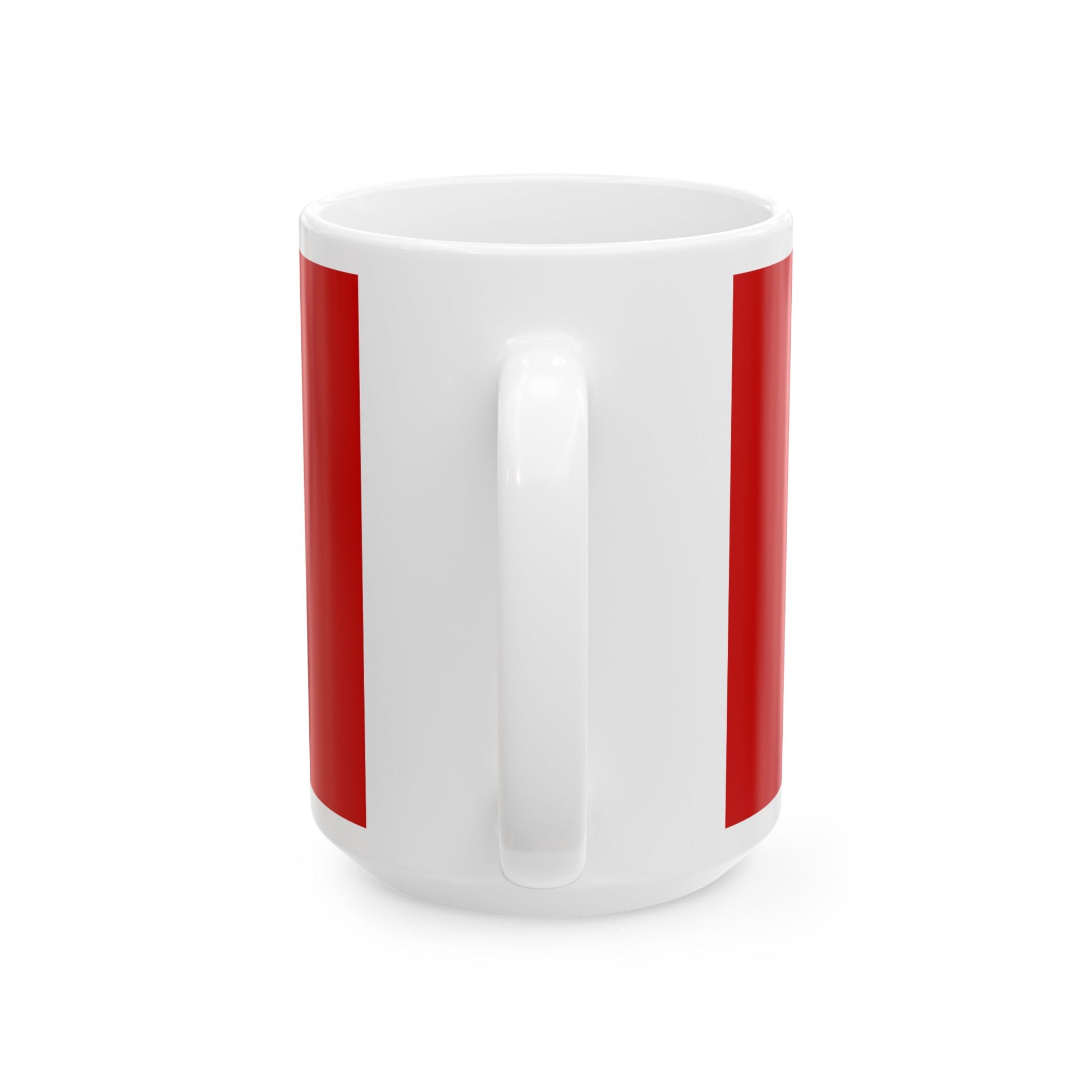 Banner of the Pahonia coat of arms of Belarus (Belarus) White Coffee Mug-Go Mug Yourself
