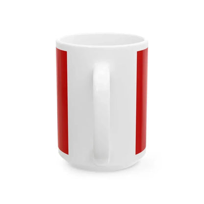 Banner of the Pahonia coat of arms of Belarus (Belarus) White Coffee Mug - Go Mug Yourself