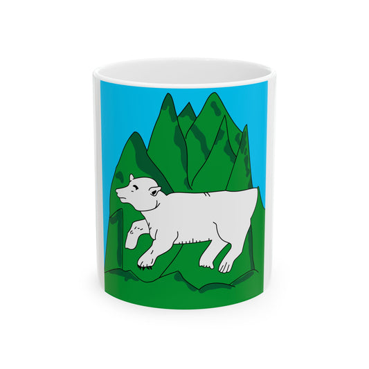 Banner of the Principality of Svaneti (Georgia) White Coffee Mug-11oz-Go Mug Yourself