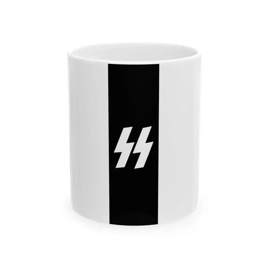 Banner of the Schutzstaffel (Germany) White Coffee Mug 11oz - Go Mug Yourself