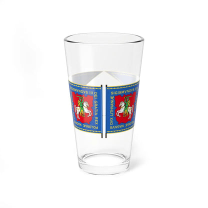 Banner of Trakai Voivodeship 1609-1618 (Belarus) (Coat of Arms) Pint Glass 16oz 16oz - Go Mug Yourself