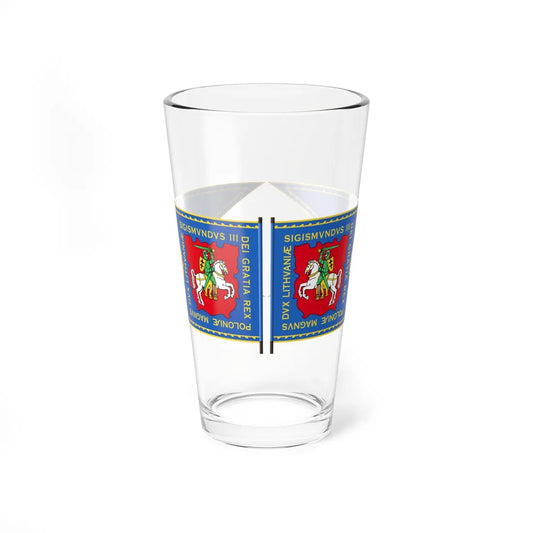 Banner of Trakai Voivodeship 1609-1618 (Belarus) (Coat of Arms) Pint Glass 16oz 16oz - Go Mug Yourself