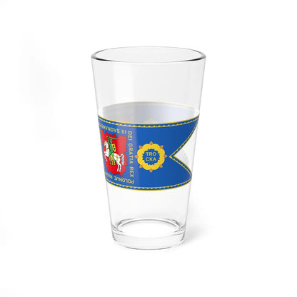 Banner of Trakai Voivodeship 1609-1618 (Belarus) (Coat of Arms) Pint Glass 16oz - Go Mug Yourself