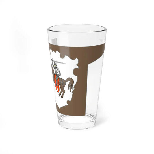 Banner of Vałyń Voivodeship (Belarus) (Coat of Arms) Pint Glass 16oz 16oz - Go Mug Yourself