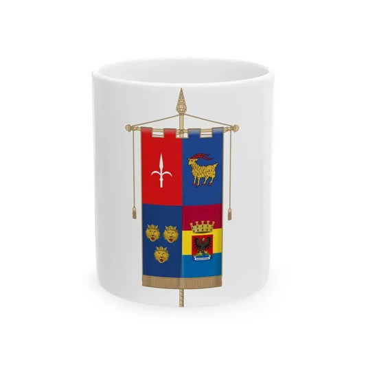 Banner of Venezia Giulia Complete (Italy) White Coffee Mug 11oz - Go Mug Yourself