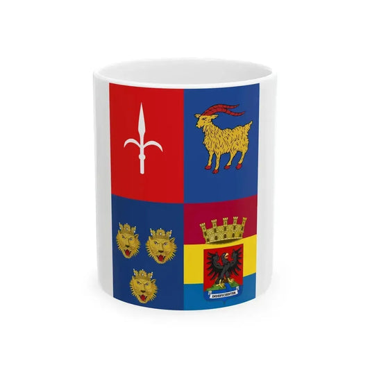Banner of Venezia Giulia (Italy) White Coffee Mug 11oz - Go Mug Yourself