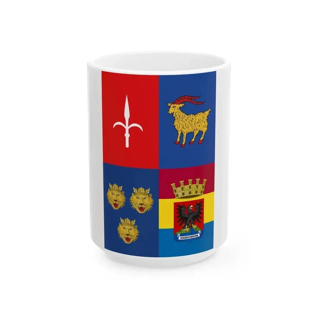 Banner of Venezia Giulia (Italy) White Coffee Mug 15oz - Go Mug Yourself