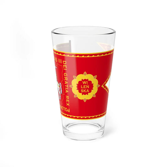 Banner of Vilnius Voivodeship 1609-1618-1 (Belarus) (Coat of Arms) Pint Glass 16oz 16oz - Go Mug Yourself