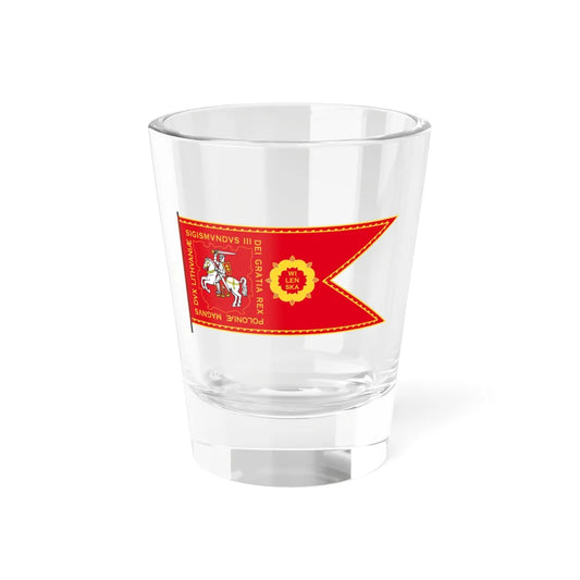 Banner of Vilnius Voivodeship 1609-1618-1 (Belarus) (Coat of Arms) Shot Glass 1.5oz 1.5oz - Go Mug Yourself