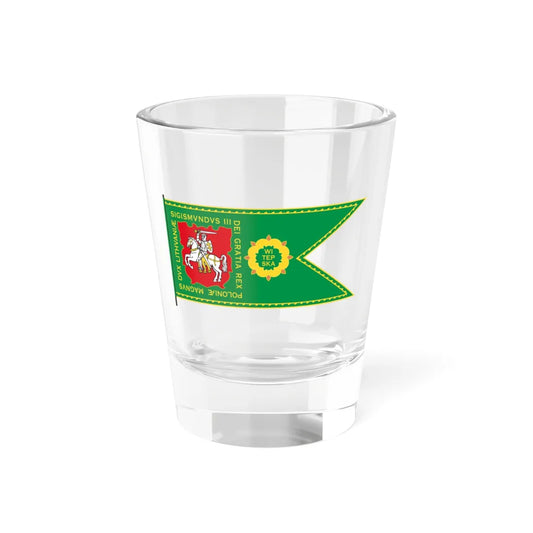 Banner of Vitebsk Voivodeship 1609-1618-1 (Belarus) (Coat of Arms) Shot Glass 1.5oz 1.5oz - Go Mug Yourself