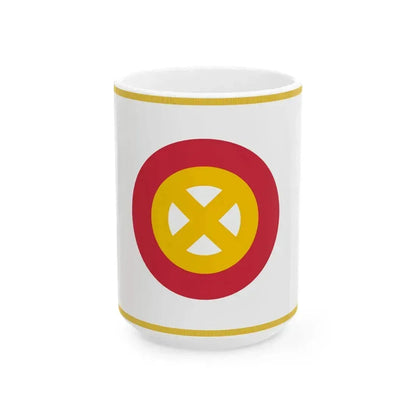 Banner of Volksbund Hungary (Hungary) White Coffee Mug 15oz - Go Mug Yourself