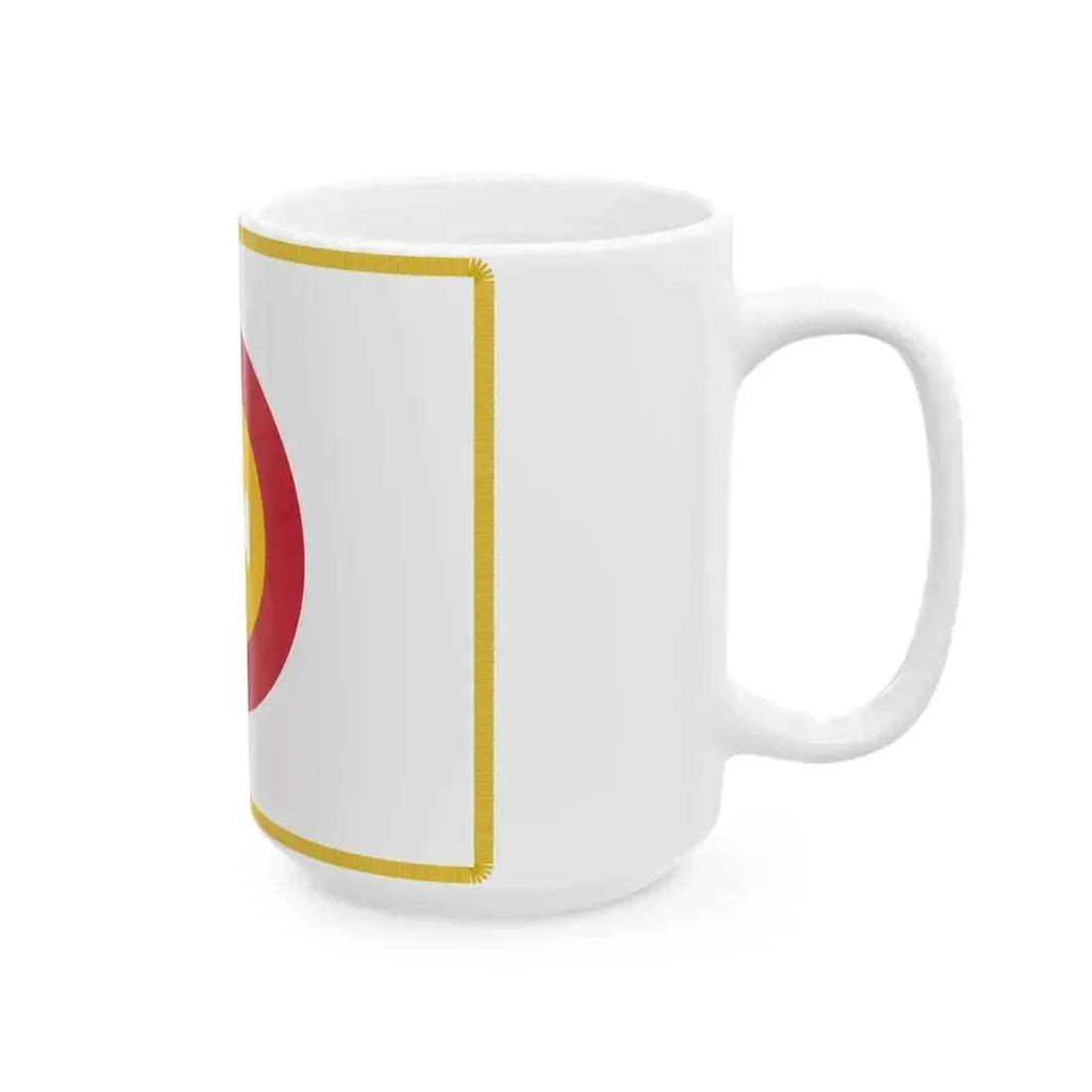 Banner of Volksbund Hungary (Hungary) White Coffee Mug - Go Mug Yourself
