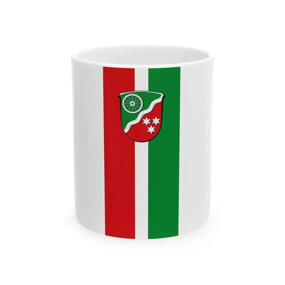 Banner Sensbachtal (Germany) White Coffee Mug 11oz - Go Mug Yourself