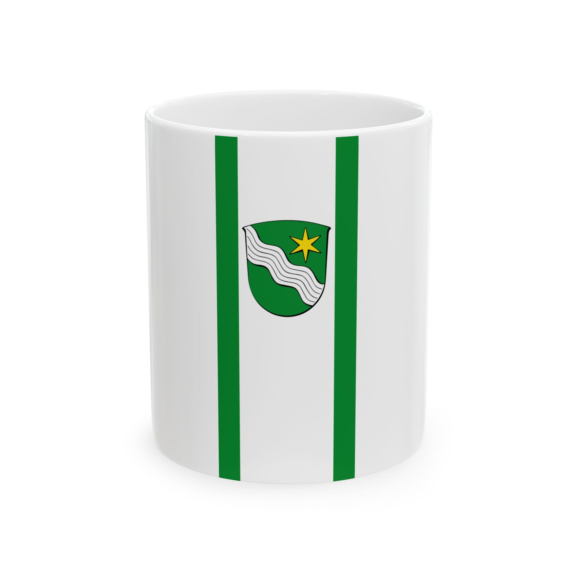 Banner Wartenberg Hessen (Germany) White Coffee Mug-11oz-Go Mug Yourself
