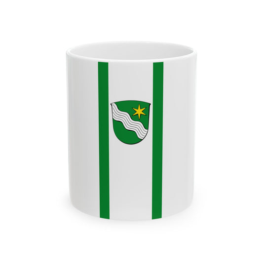 Banner Wartenberg Hessen (Germany) White Coffee Mug-11oz-Go Mug Yourself