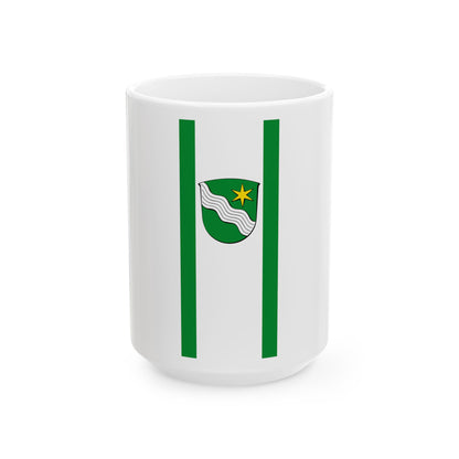 Banner Wartenberg Hessen (Germany) White Coffee Mug-15oz-Go Mug Yourself