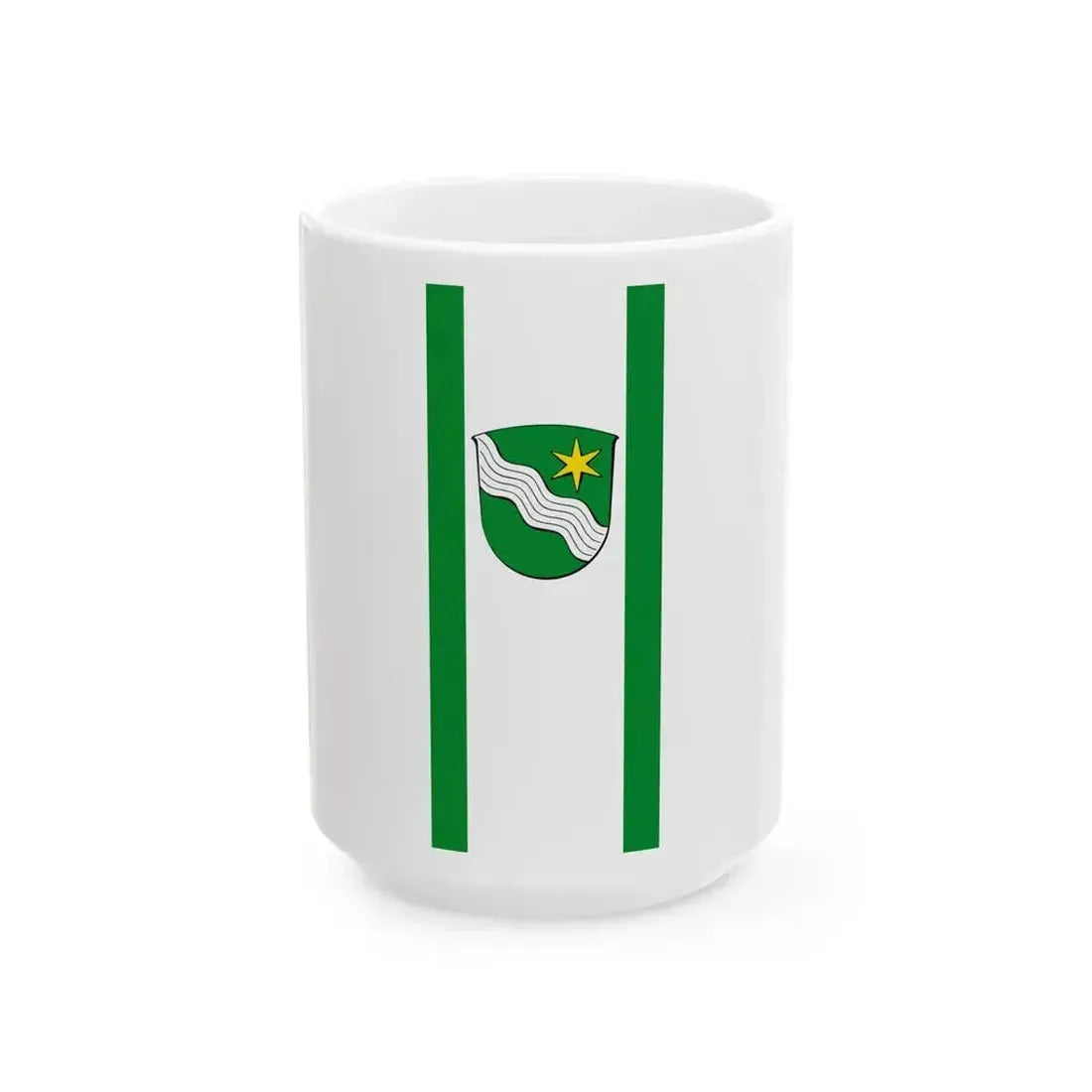 Banner Wartenberg Hessen (Germany) White Coffee Mug 15oz - Go Mug Yourself