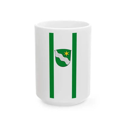 Banner Wartenberg Hessen (Germany) White Coffee Mug 15oz - Go Mug Yourself