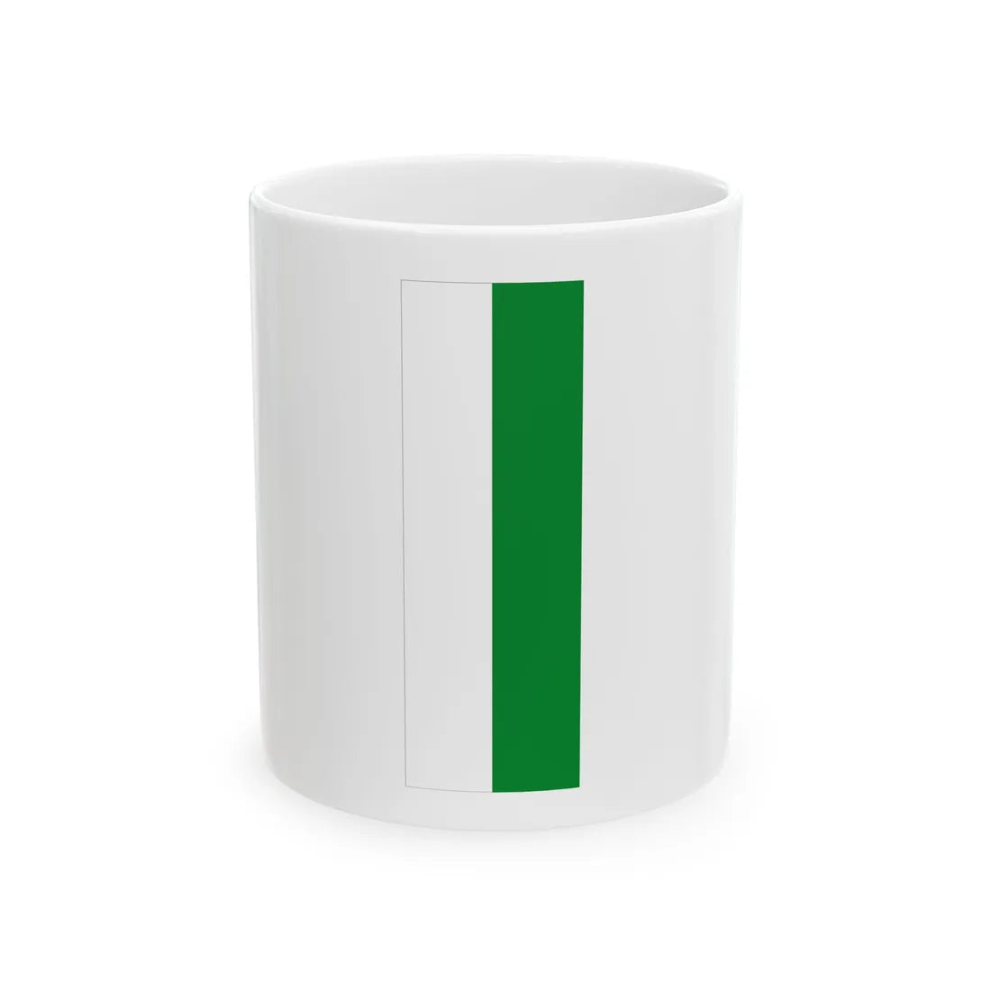 Banner white green (Germany) White Coffee Mug 11oz - Go Mug Yourself