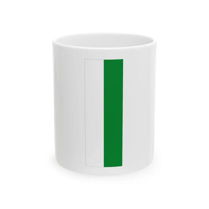 Banner white green (Germany) White Coffee Mug 11oz - Go Mug Yourself